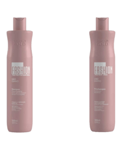Combo Manutenção Completa Pós Progressiva Fashion Gold 500ml/500g
