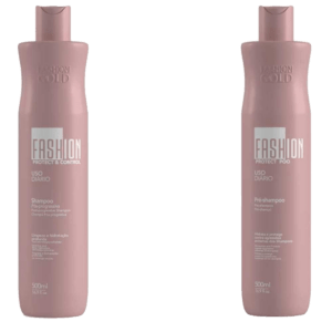 Combo Manutenção Completa Pós Progressiva Fashion Gold 500ml/500g