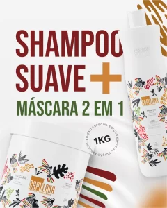 Shampoo Suave 1L+ Máscara 2 em 1 Capulana 1kg