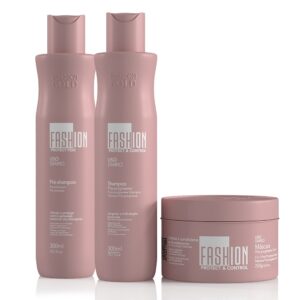 ybera combo manutencao completa pos progressiva fashion gold 300ml 250g